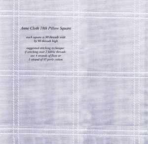 Anne Cloth 4-window Pillow (Anne4)