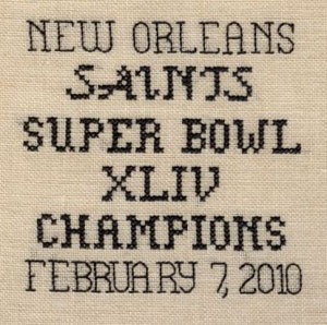 New Orleans Saints Celebrate the Victory