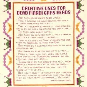 Creative Uses For Dead Mardi Gras Beads
