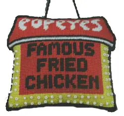 Famous Fried Chicken pillow