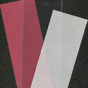 Two strips of fabric